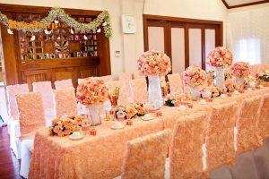 Mẫu bàn ghế đám cưới
