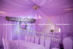 Nhà bạt đám cưới màu tím